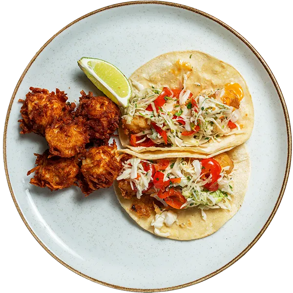 Breakfast tacos and hashbrown tumblers