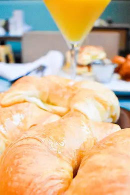 Closeup of Hatch Orange Croissants Closeup of Hatch Orange Croissants