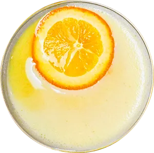 Orange breakfast cocktail